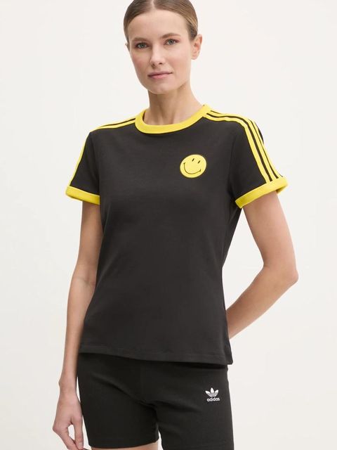adidas Originals t-shirt X Smiley damski kolor czarny JD2738 - zdjęcie produktu nr 1