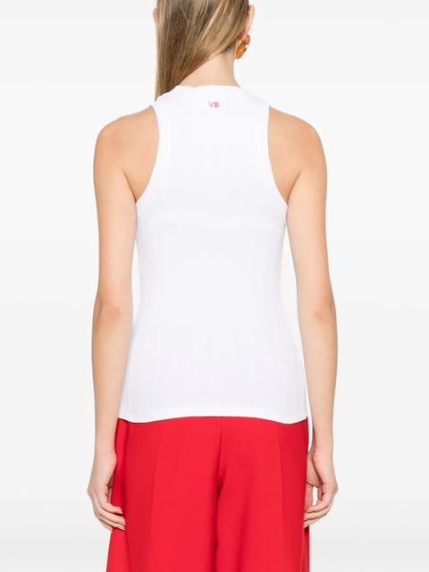 Victoria Beckham rib tank top - White