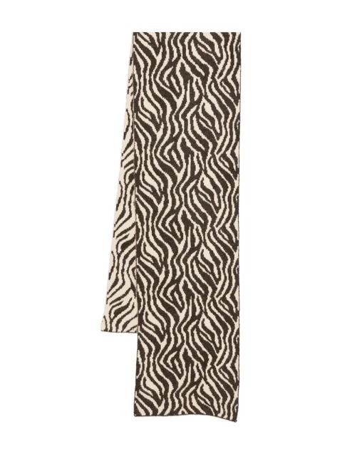 TWINSET zebra-print scarf - Neutrals - zdjęcie produktu nr 1