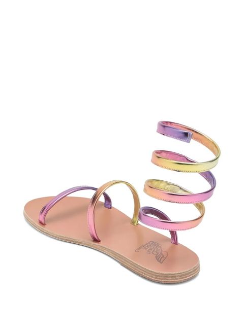 Ancient Greek Sandals spiral-strap sandals - Pink