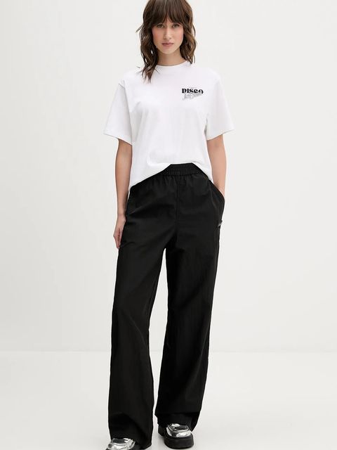 HUGO t-shirt bawełniany damski kolor beżowy 50550148