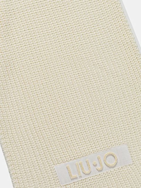 Liu Jo szalik damski kolor beżowy gładki 2F5056.M0300 - zdjęcie produktu nr 2
