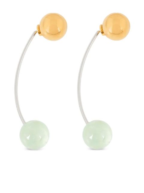 DRIES VAN NOTEN chain stud earrings - Silver - zdjęcie produktu nr 1