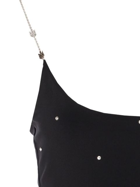 AMIRI crystal-embellished mini dress - Black