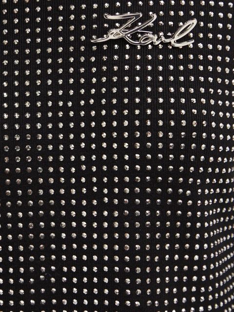 Karl Lagerfeld sweter damski kolor czarny 246W2009