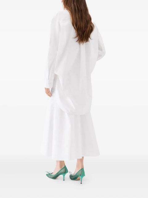 Jacquemus button-down shirt dress - White