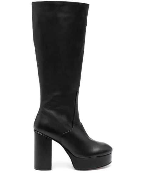 ALOHAS Joanna 115mm leather boots - Black - zdjęcie produktu nr 1