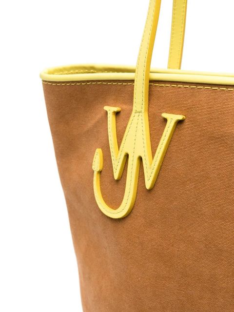 JW Anderson Anchor Tall canvas tote bag - Brown - zdjęcie produktu nr 2