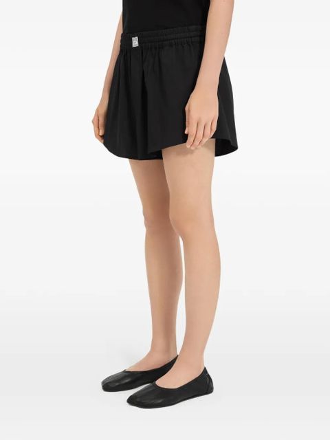 MM6 Maison Margiela elasticated-waistband shorts - Black