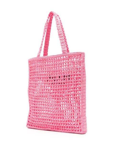 Prada crochet tote bag - Pink