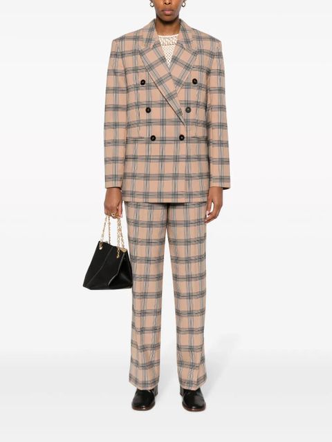 ZIMMERMANN Luminosity checked tailored trousers - Neutrals - zdjęcie produktu nr 2