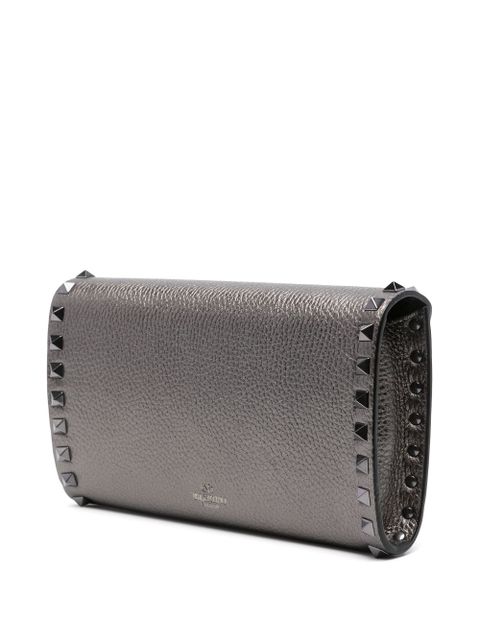 Valentino Garavani Rockstud clutch bag - Silver
