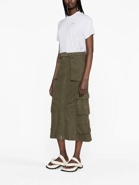 Coperni logo-print cotton T-shirt - Grey