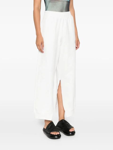 MM6 Maison Margiela number-print track pants - White