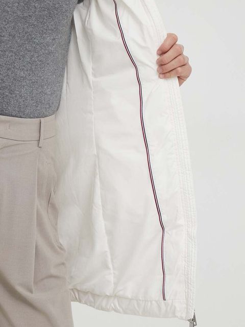 Tommy Hilfiger kurtka puchowa damska kolor beżowy zimowa