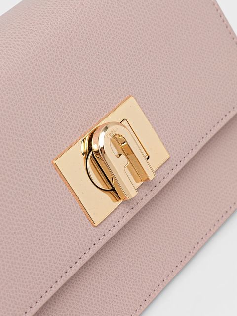 Furla torebka skórzana kolor różowy BAFKACO ARE000 2814S - zdjęcie produktu nr 2