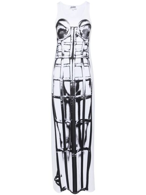 Jean Paul Gaultier The Cage long dress - White - zdjęcie produktu nr 1