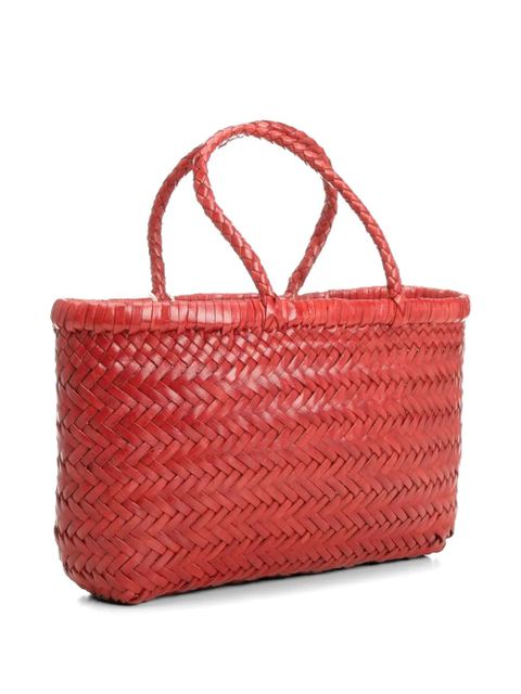 DRAGON DIFFUSION mini Flat Gora woven tote bag - Red - zdjęcie produktu nr 2