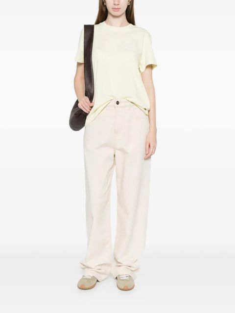 Moncler crew-neck logo T-shirt - Neutrals - zdjęcie produktu nr 2