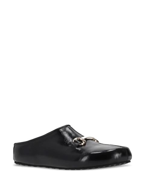 Marine Serre Ms leather mules - Black - zdjęcie produktu nr 2