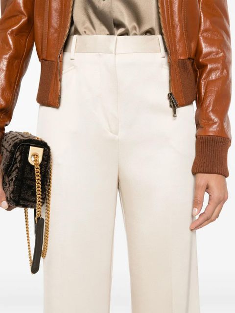 TOM FORD pressed-crease trousers - Neutrals