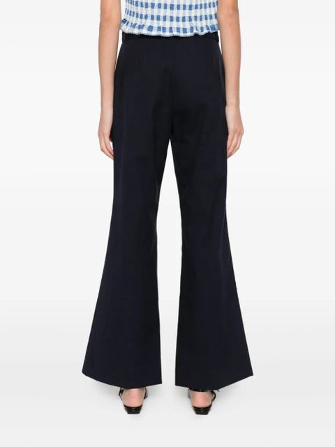 SANDRO high-waiste trousers - Blue - zdjęcie produktu nr 2