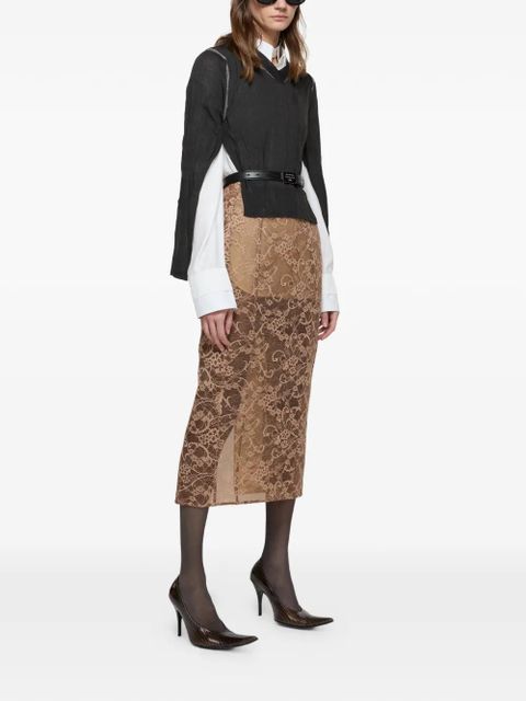 Acne Studios V-neck top - Black - zdjęcie produktu nr 2