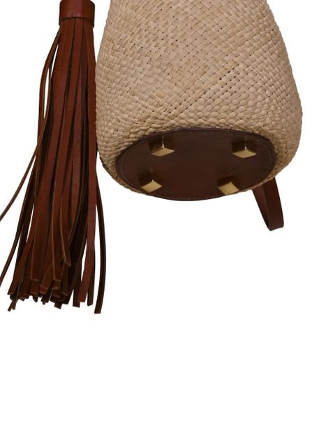 Johanna Ortiz The Provider Mochila tassel bucket bag - Neutrals