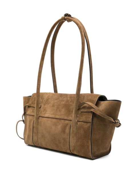 Mulberry small Bayswater flap-top tote bag - Brown