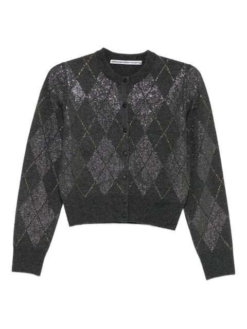 Alexander Wang wool blend cardigan - Grey - zdjęcie produktu nr 1