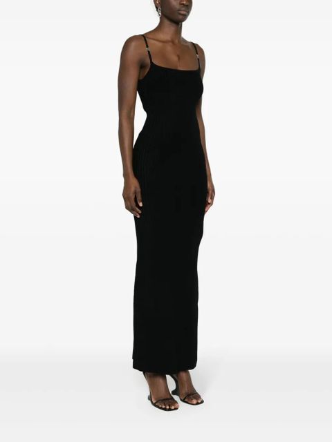 MISBHV fine-knit maxi dress - Black
