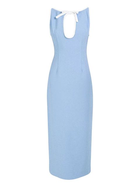 Rowen Rose hole-detail maxi dress - Blue - zdjęcie produktu nr 1