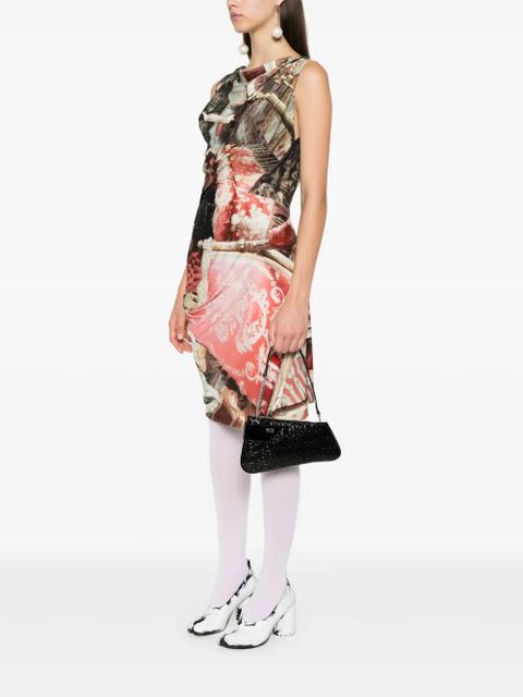 GCDS Comma Notte monogram shoulder bag - Black - zdjęcie produktu nr 2