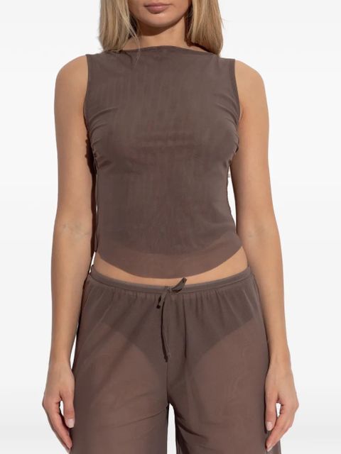Bond-eye sleeveless top - Brown - zdjęcie produktu nr 2