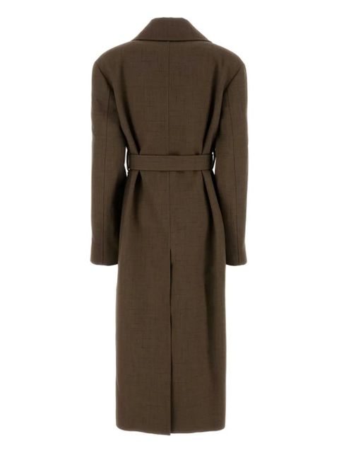 Jil Sander belted coat - Brown - zdjęcie produktu nr 2