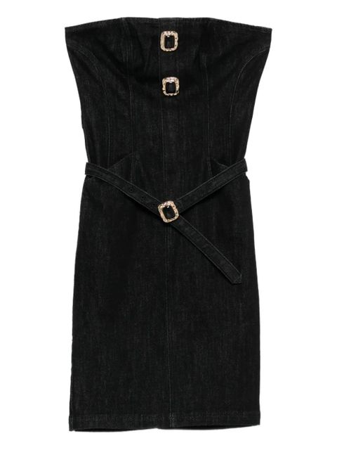 Self-Portrait buckle-detail strapless midi dress - Black - zdjęcie produktu nr 1