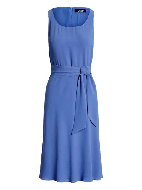 Lauren Ralph Lauren tie-waist midi dress - Blue - zdjęcie produktu nr 1