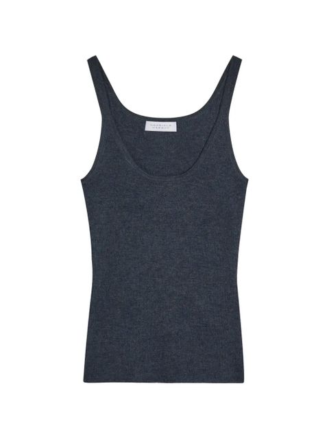 Gabriela Hearst ribbed scoop-neck top - Blue - zdjęcie produktu nr 1