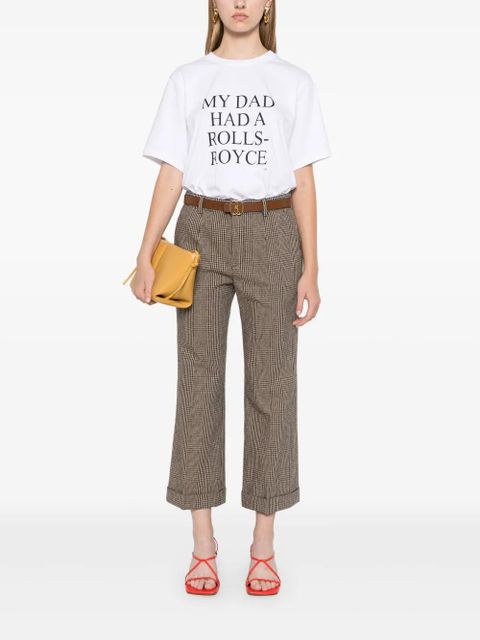 Victoria Beckham text-print T-shirt - White