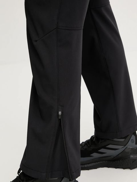 Jack Wolfskin spodnie outdoorowe TREK TERRAIN damskie kolor czarny A65301