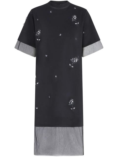 PINKO mesh panel T-shirt dress - Black - zdjęcie produktu nr 1