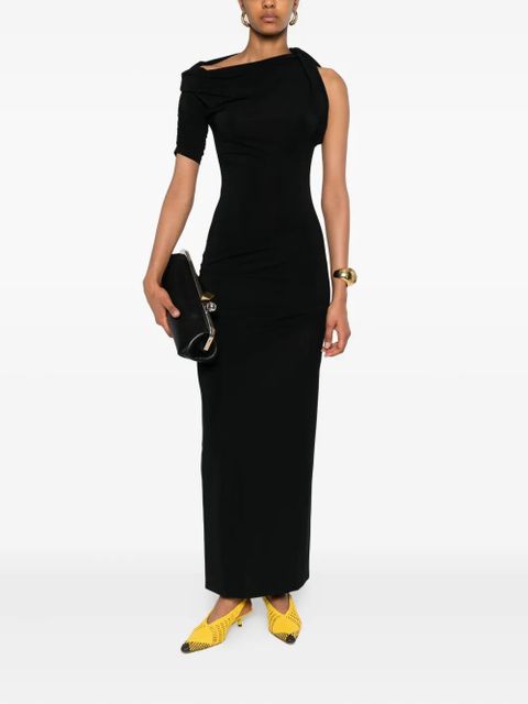 Jacquemus The Drapeado maxi dress - Black - zdjęcie produktu nr 2