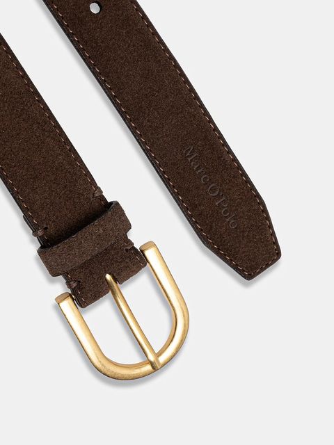 Marc O'Polo pasek męski zamszowy - zdjęcie produktu nr 1