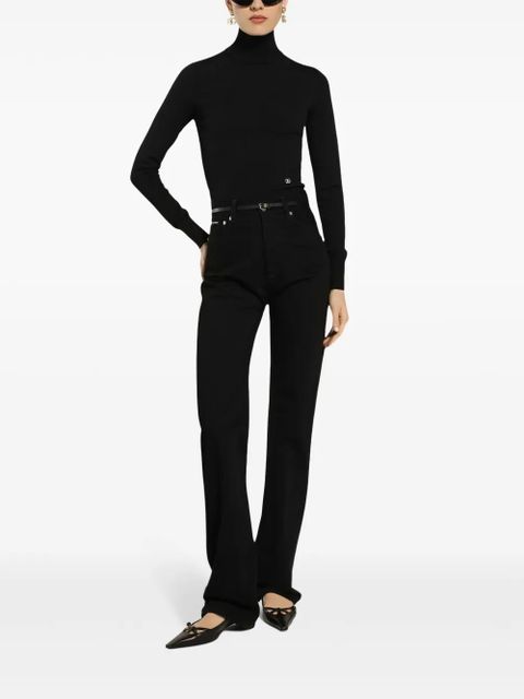 Dolce & Gabbana ribbed knit turtleneck - Black