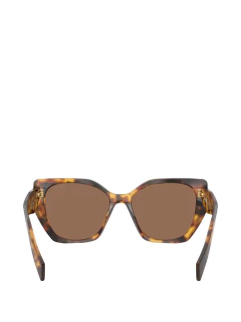 Prada Eyewear logo-detail sunglasses - Brown