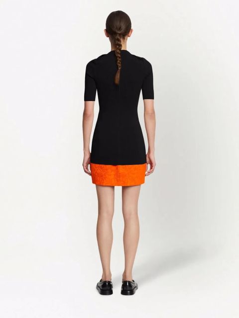 Proenza Schouler mock neck knitted top - Black