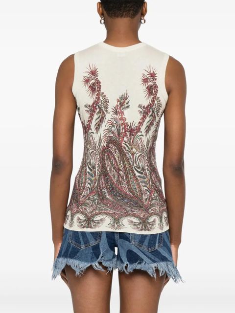 ETRO paisley-print top - Neutrals