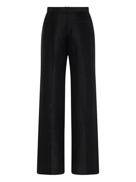 The Row Ali wide-leg trousers - Black