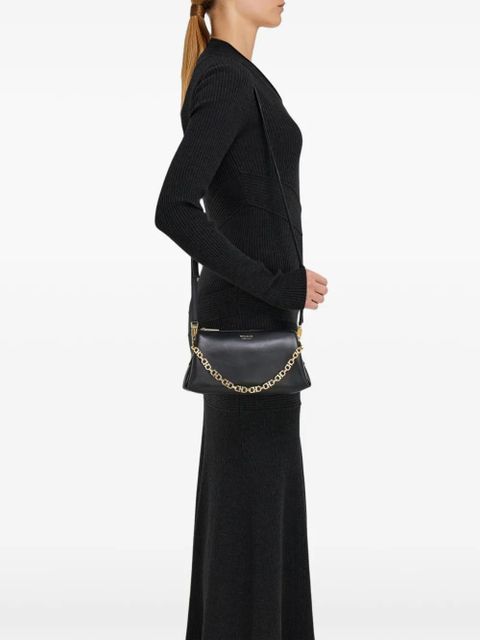 Ferragamo Gancini chain cross body bag - Black
