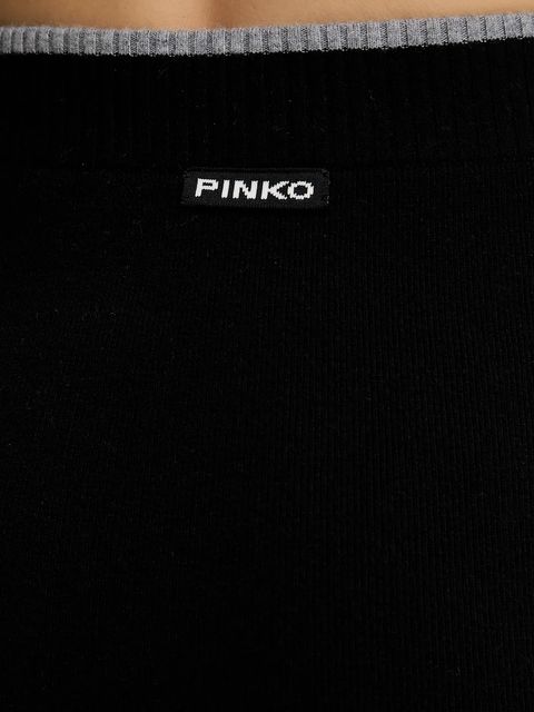 Pinko spódnica z dodatkiem wełny kolor czarny 105489 A2Q9 - zdjęcie produktu nr 2